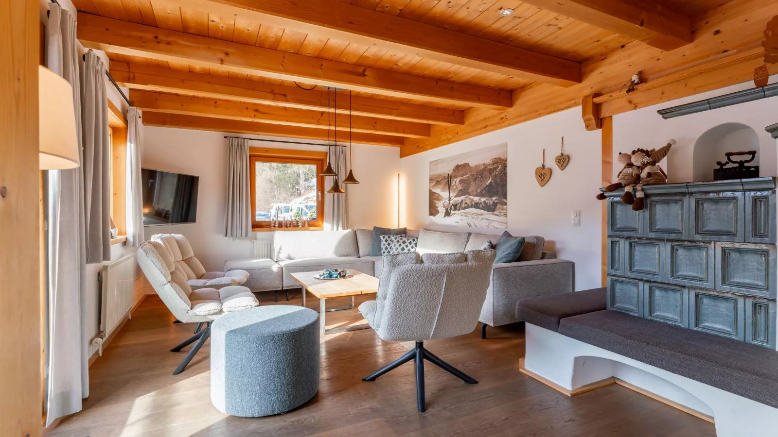 Chalet Huski Viehhofen-Living room