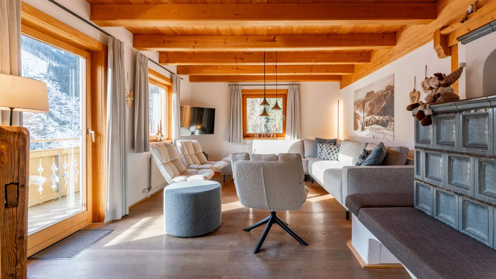Chalet Huski Viehhofen-Living room