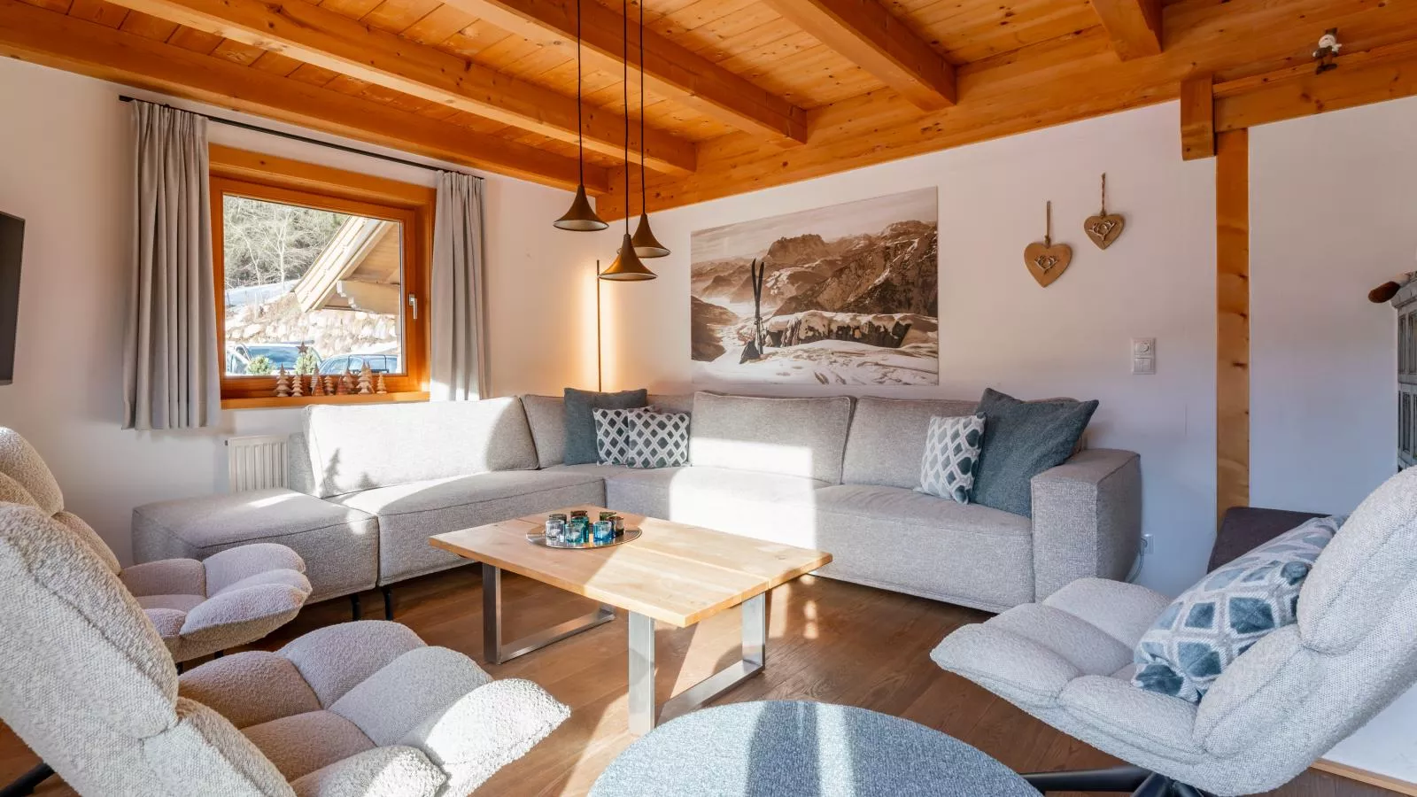 Chalet Huski Viehhofen-Living room