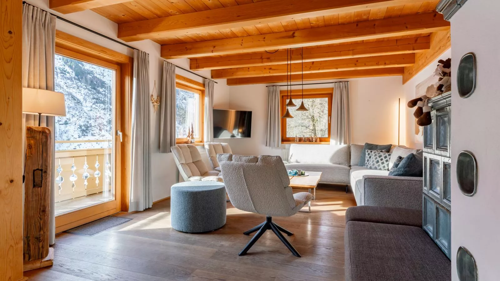Chalet Huski Viehhofen-Living room