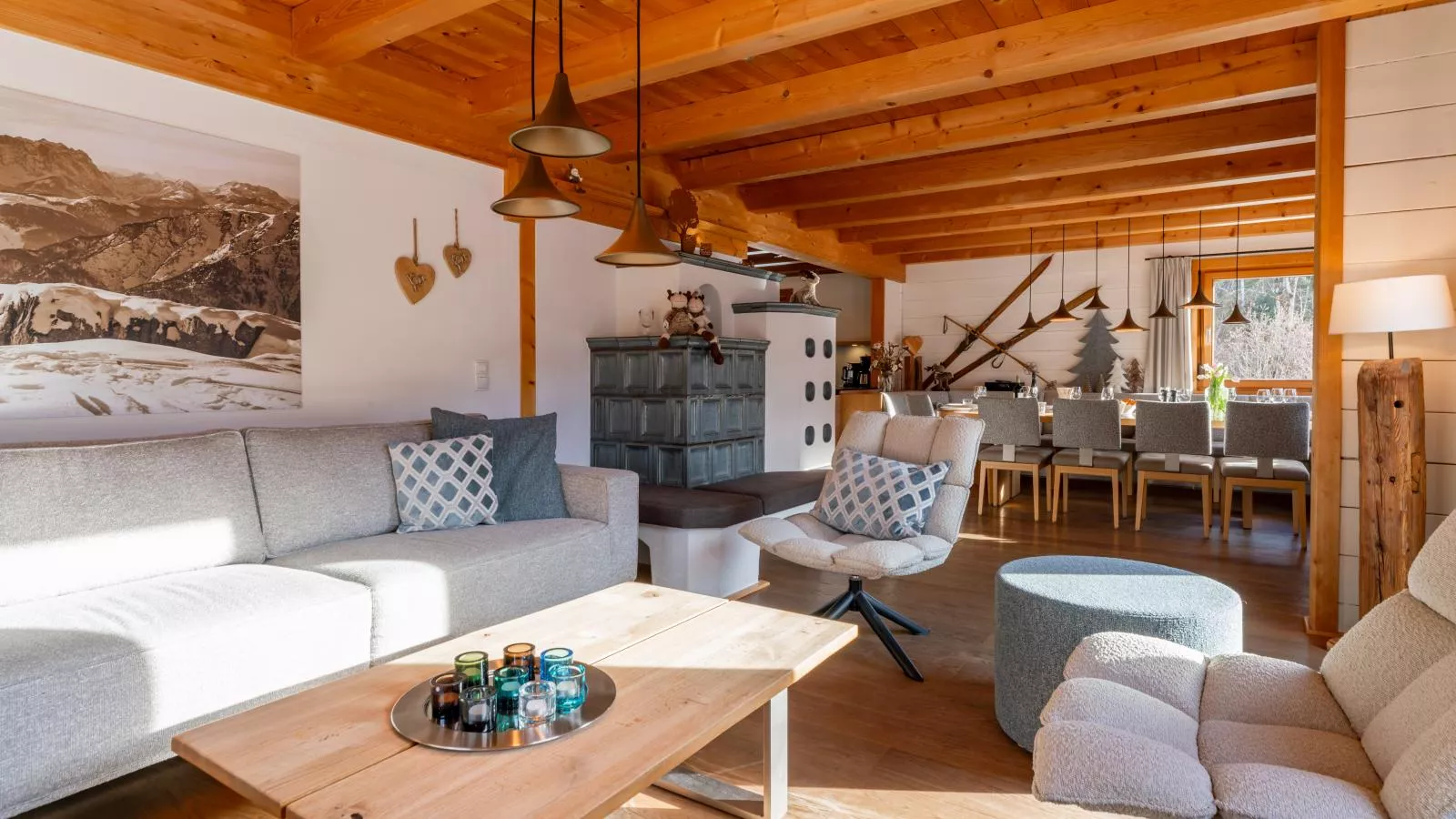 Chalet Huski Viehhofen-Living room