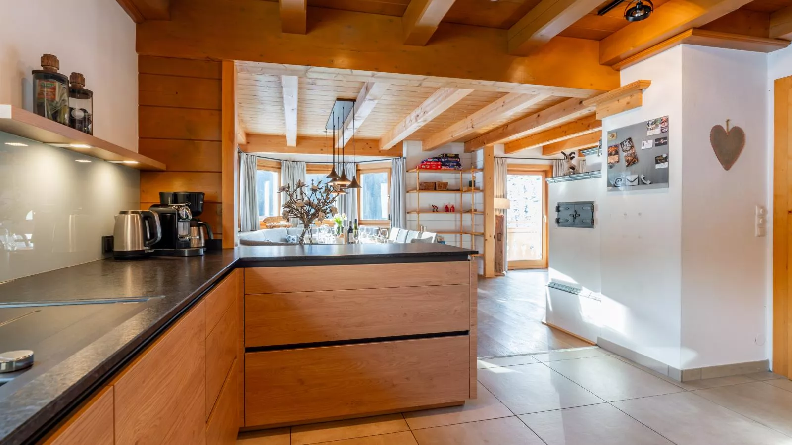 Chalet Huski Viehhofen-Kitchen