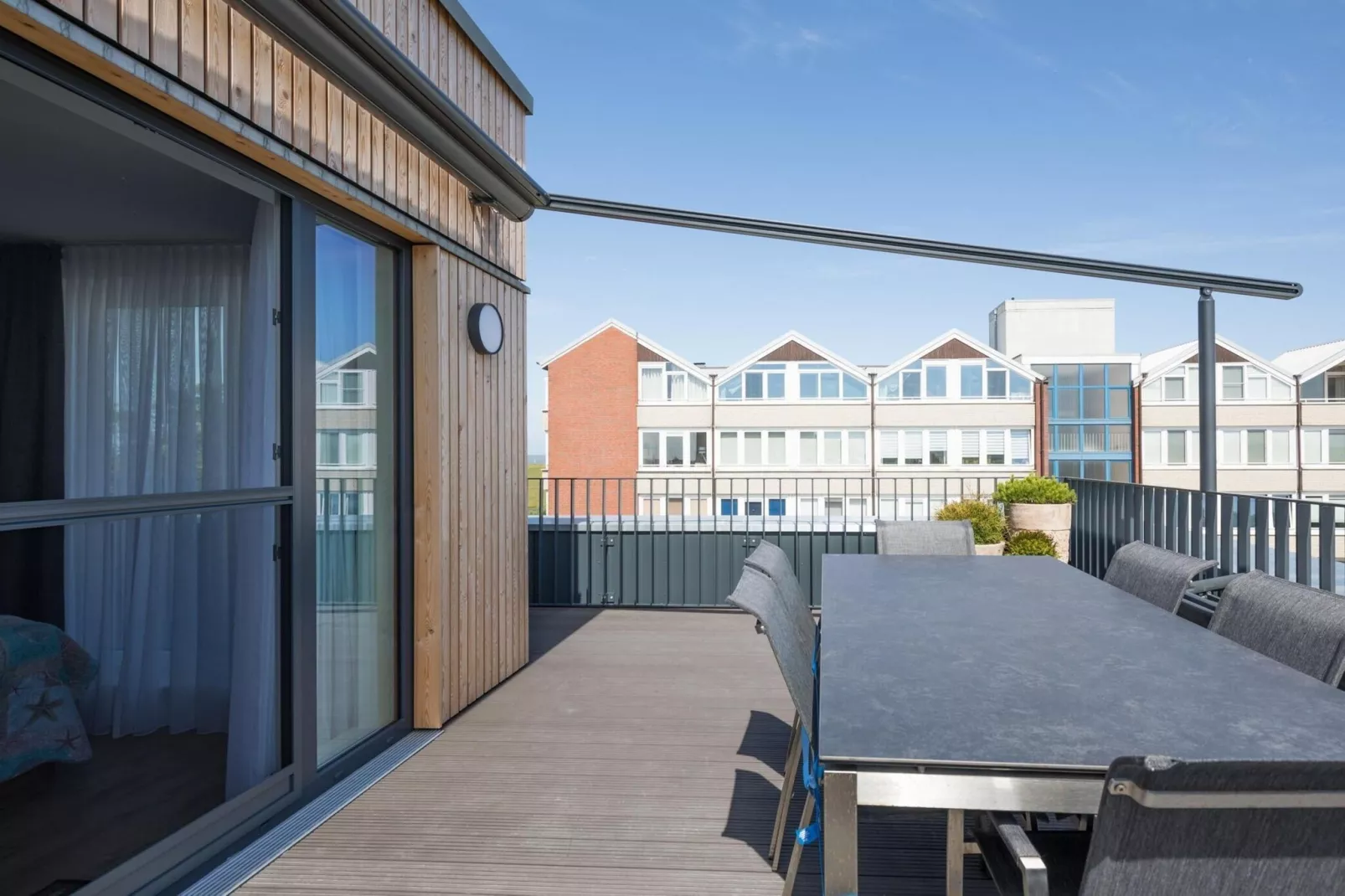 SeeZeichen auf Nordstrand 3 Personen-Terrace balcony