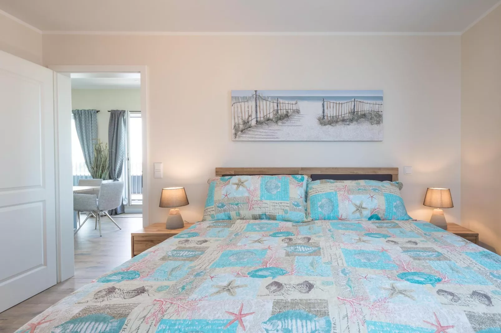 SeeZeichen auf Nordstrand - 4 Personen-Bedroom