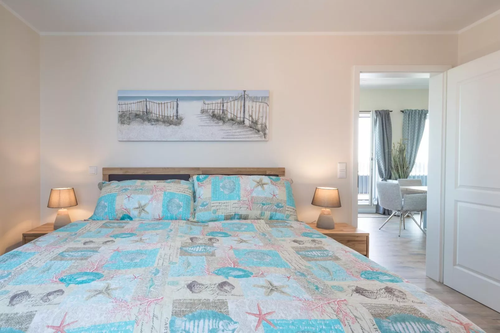 SeeZeichen auf Nordstrand - 4 Personen-Bedroom