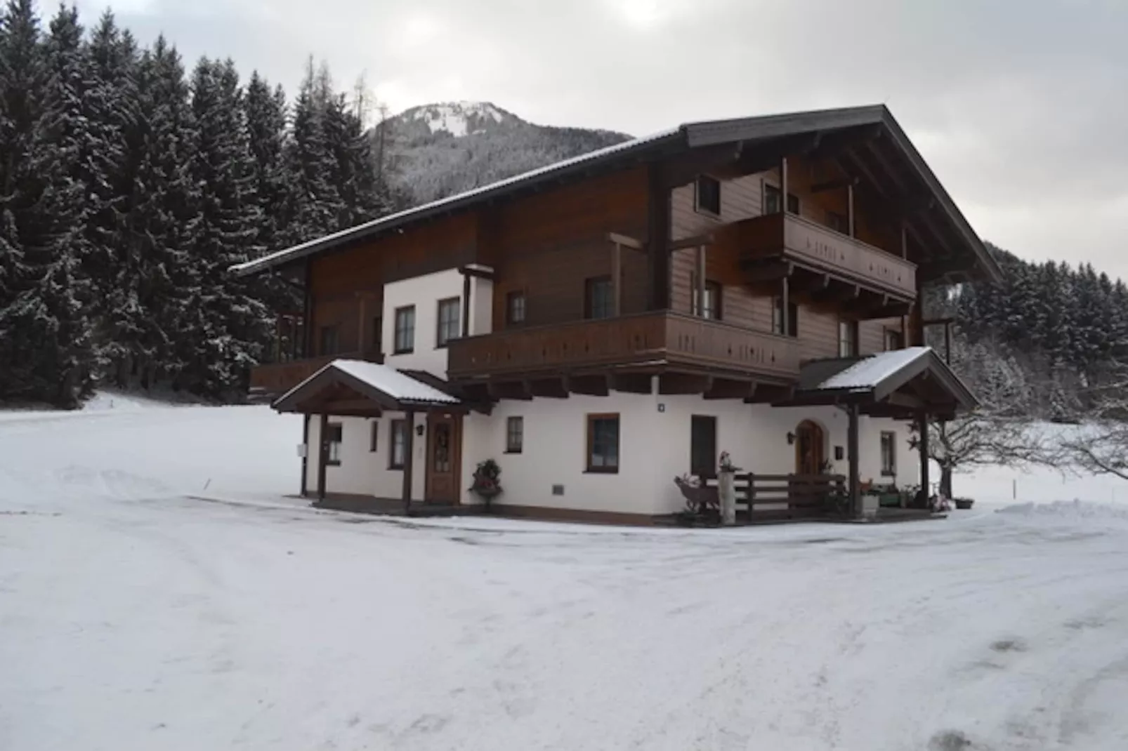 Apartment "Felbertal" - Apartment 5 - Balkon Süd-Exterior winter