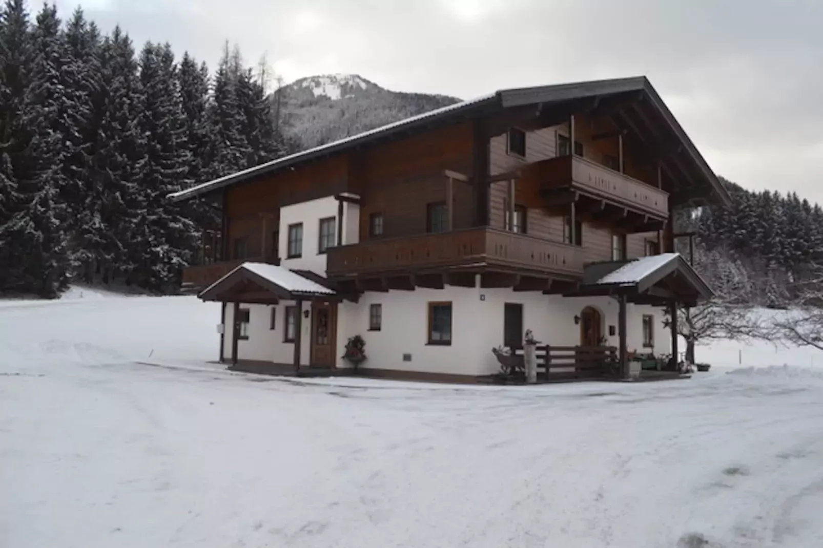 Apartment "Grasberge" - Apartment 4 - Balkon Nord-Exterior winter