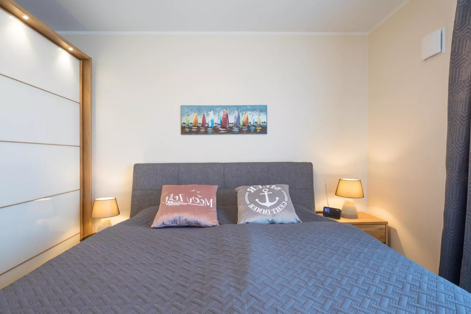 SeeZeichen auf Nordstrand - 4 Personen-Bedroom