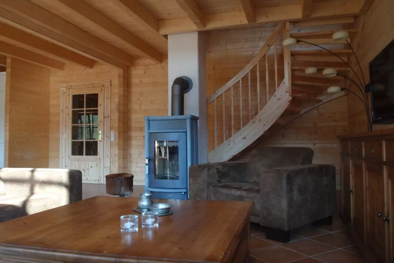 Luxus Blockhaus A-Living room