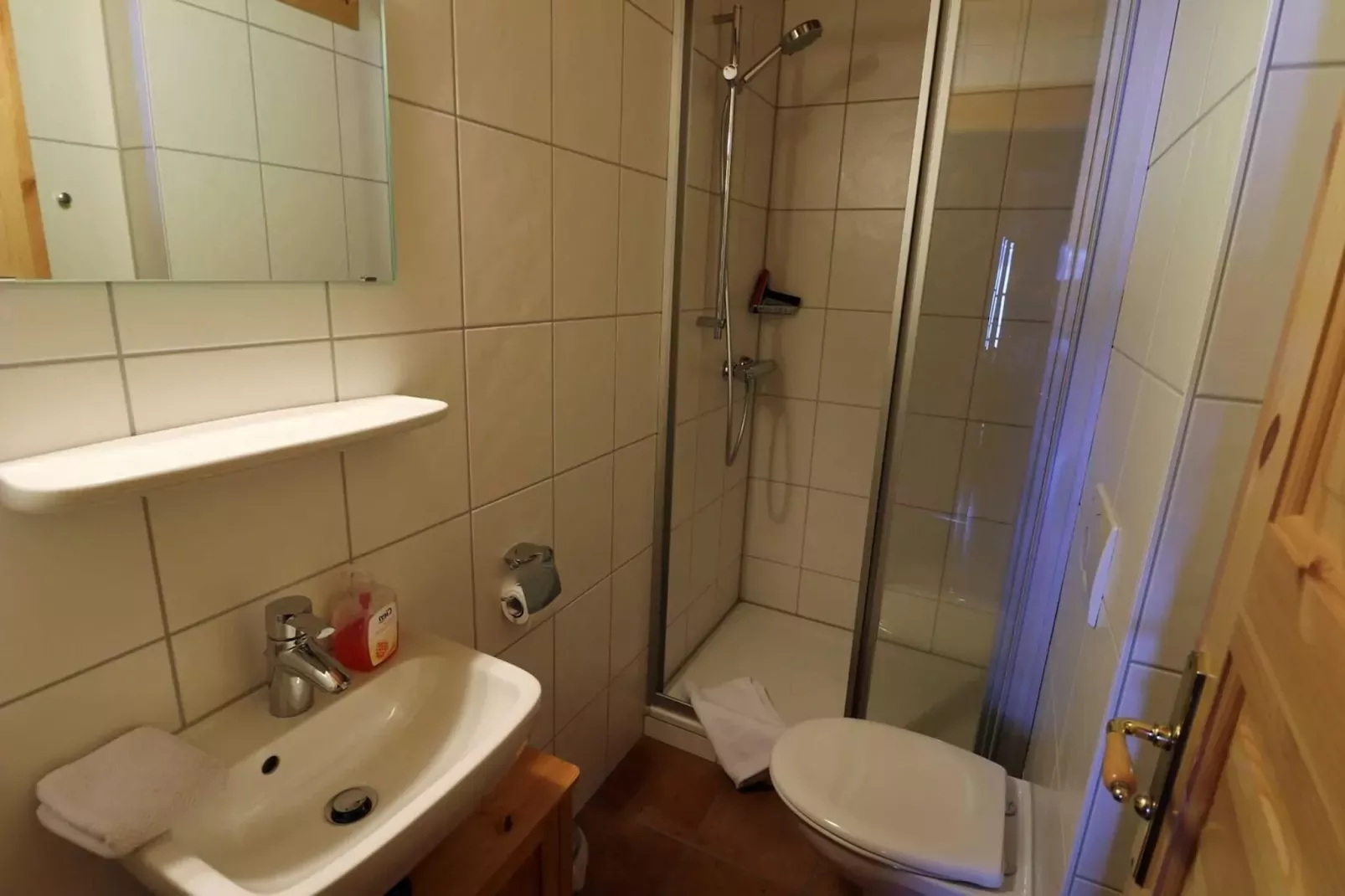 Luxus Blockhaus A-Bathroom