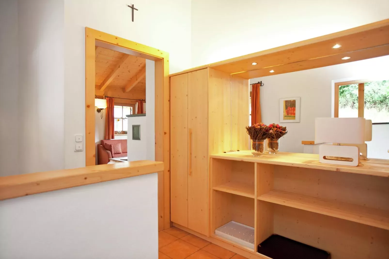 Chalets im Wald-Wohnzimmer