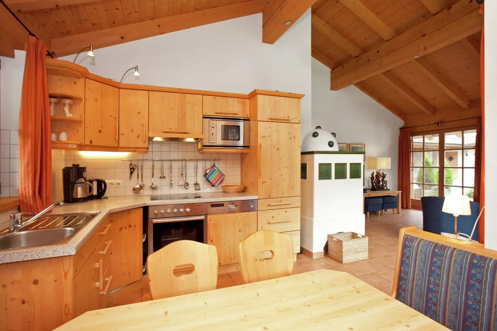 Chalets im Wald-Küche