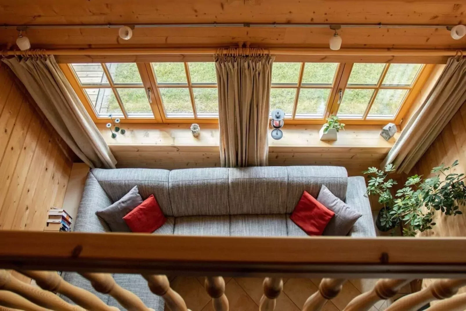 Luxus Blockhaus B-Terrassenbalkon