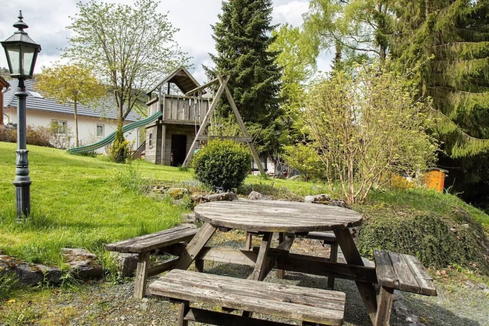 Luxus Blockhaus B-Gärten Sommer