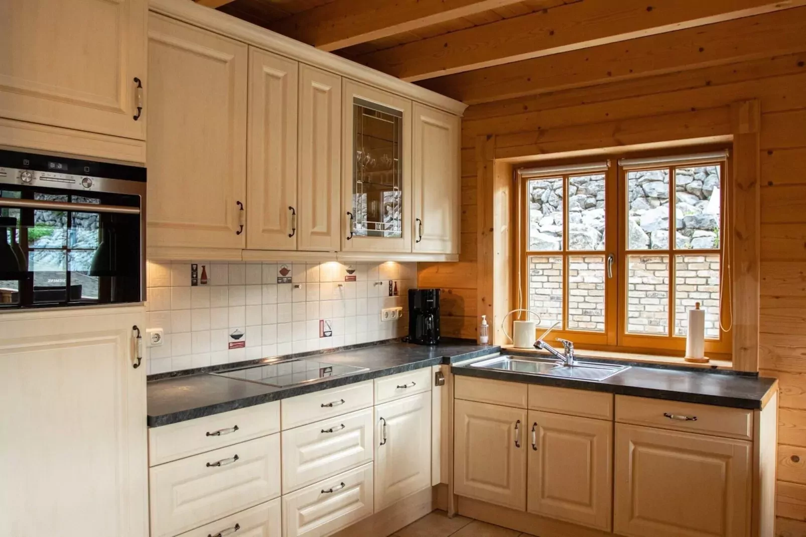Luxus Blockhaus B-Gärten Sommer
