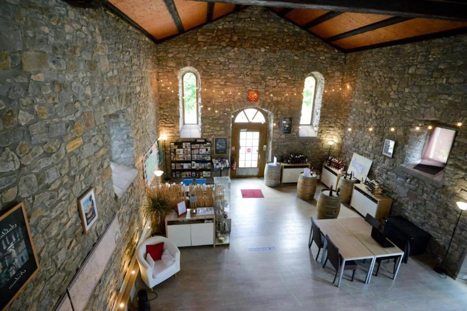 Résidence du Château de Jouarres - Azille // Apt Mezzanine 4 pers-Living room
