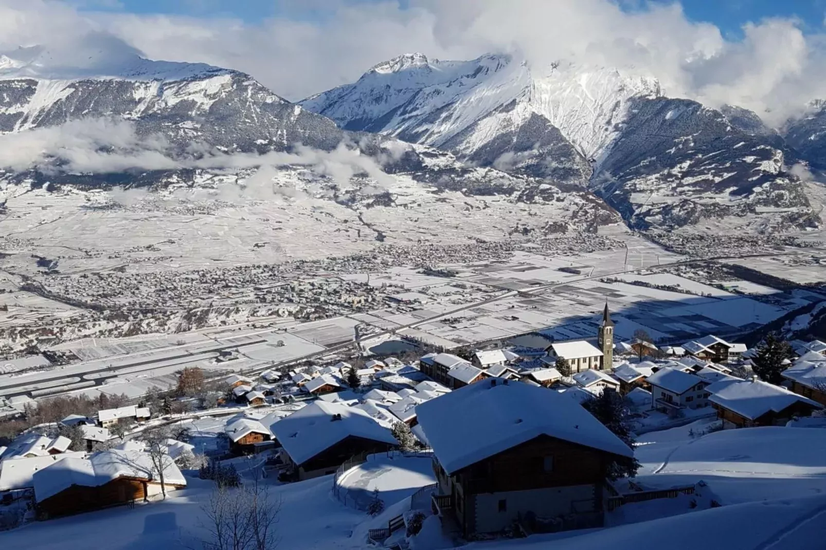 Fontanettaz V 011 - MOUNTAIN apartment 6 pers-Vue d'hiver