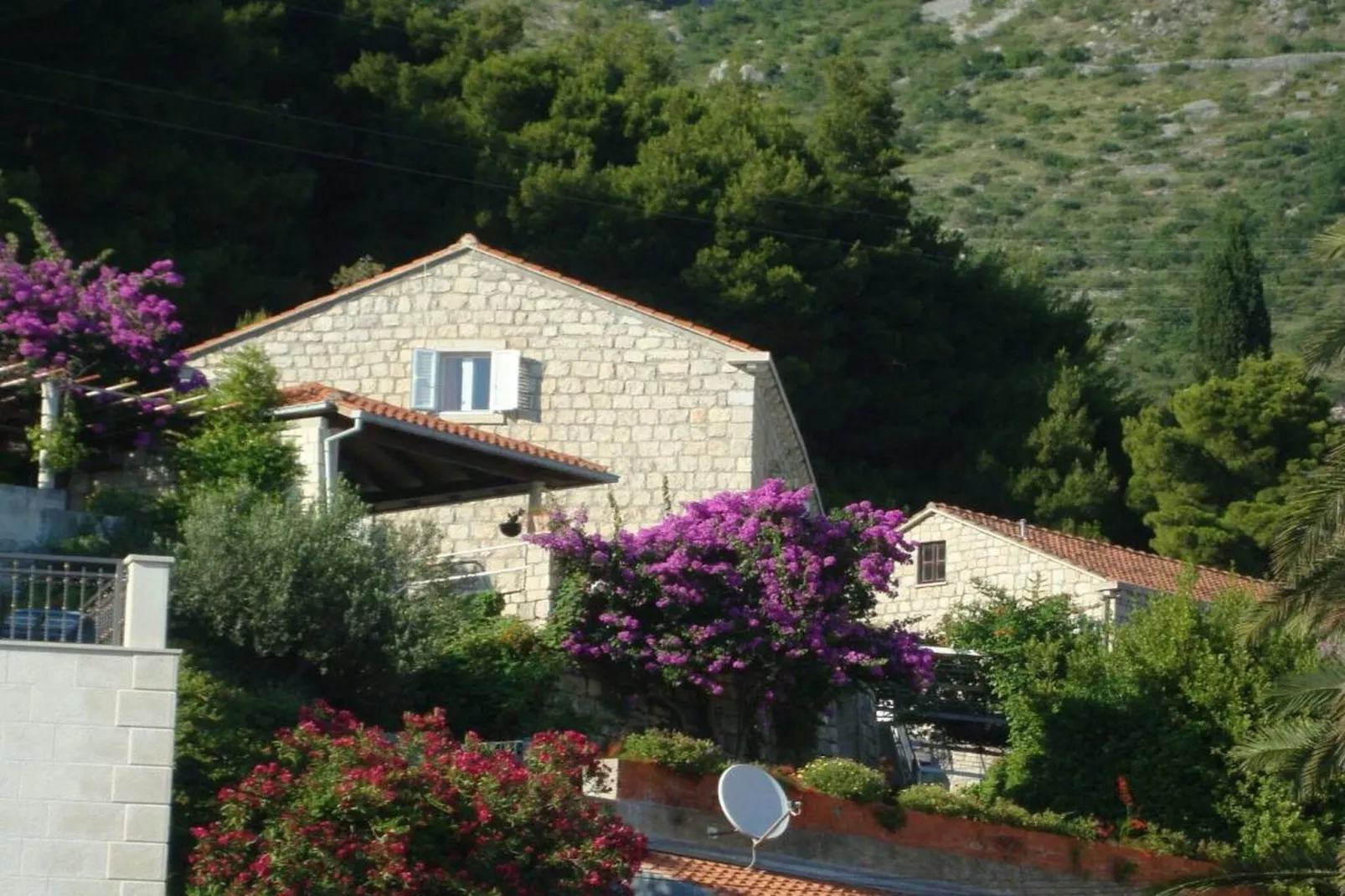 Apartments Villa Mare - One Bedroom Apartment with Balcony and Sea View A3-Exterior summer