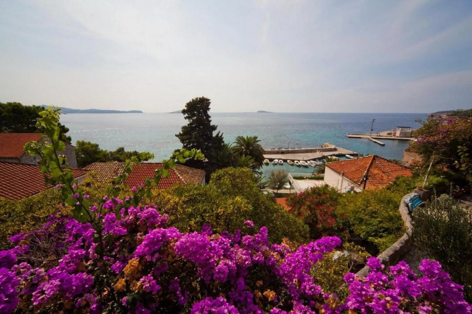 Apartments Villa Mare - One Bedroom Apartment with Balcony and Sea View A3-Areas summer 1km