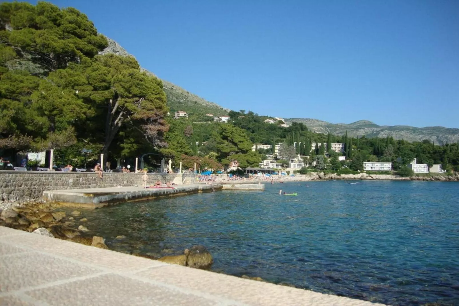 Apartments Villa Mare - One Bedroom Apartment with Balcony and Sea View A3-Areas summer 1km