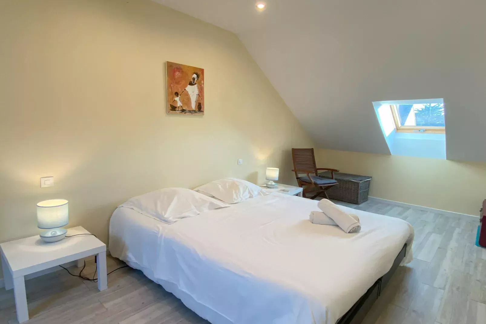 Maison de vacances 200 m mer St Pair sur Mer-Bedroom