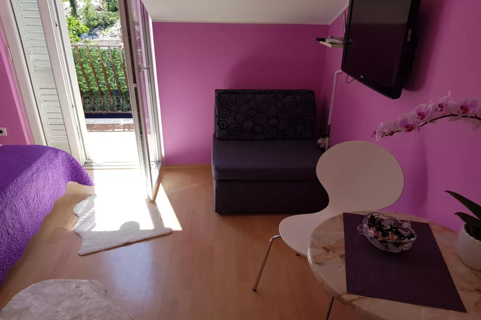Guest House Avdic - Studio Apartment with Balcony-Living room