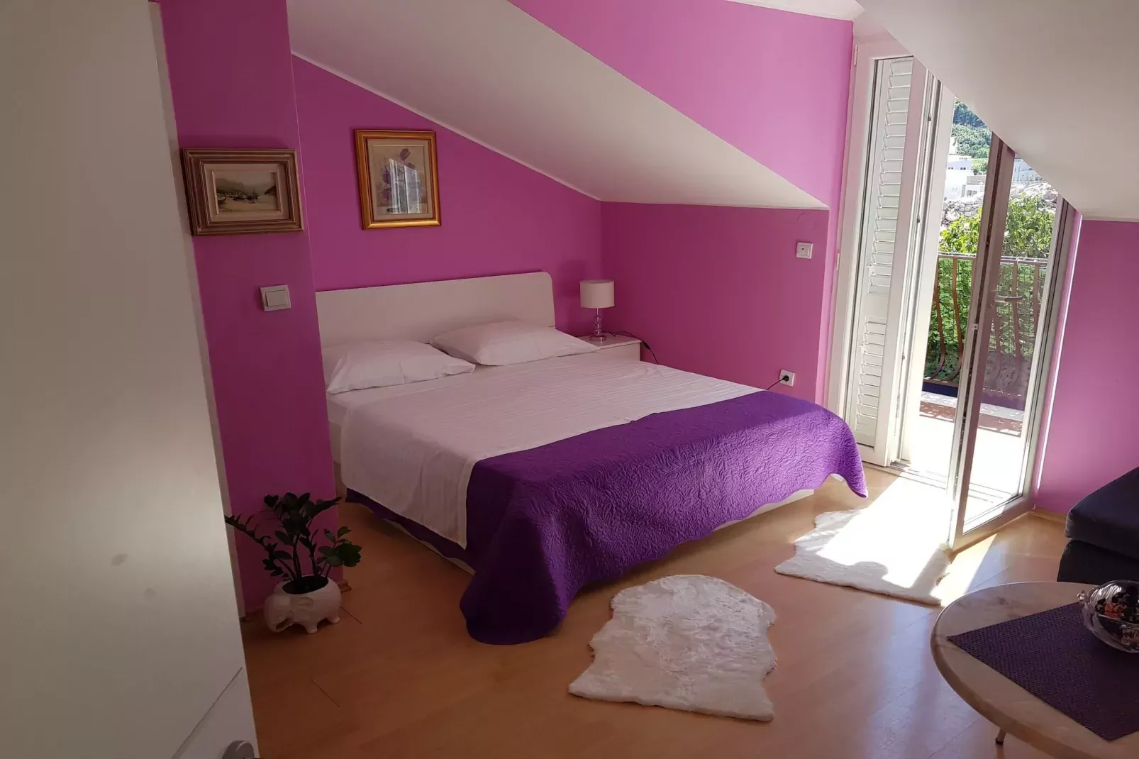 Guest House Avdic - Studio Apartment with Balcony-Bedroom