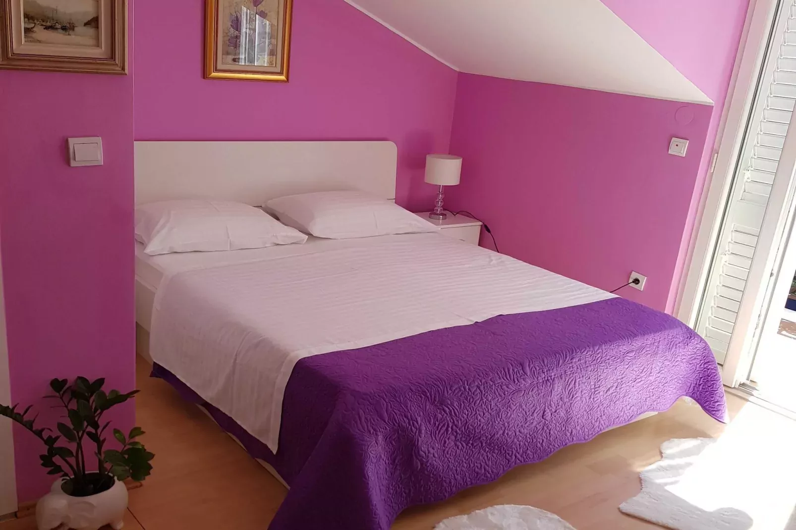 Guest House Avdic - Studio Apartment with Balcony-Bedroom