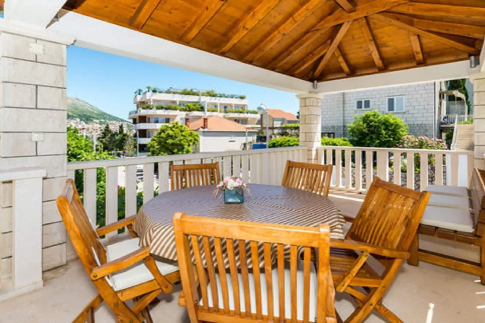 Apartments Vulicevic - Apartment Vulicevic A1 ( free private parking )-Terrace balcony