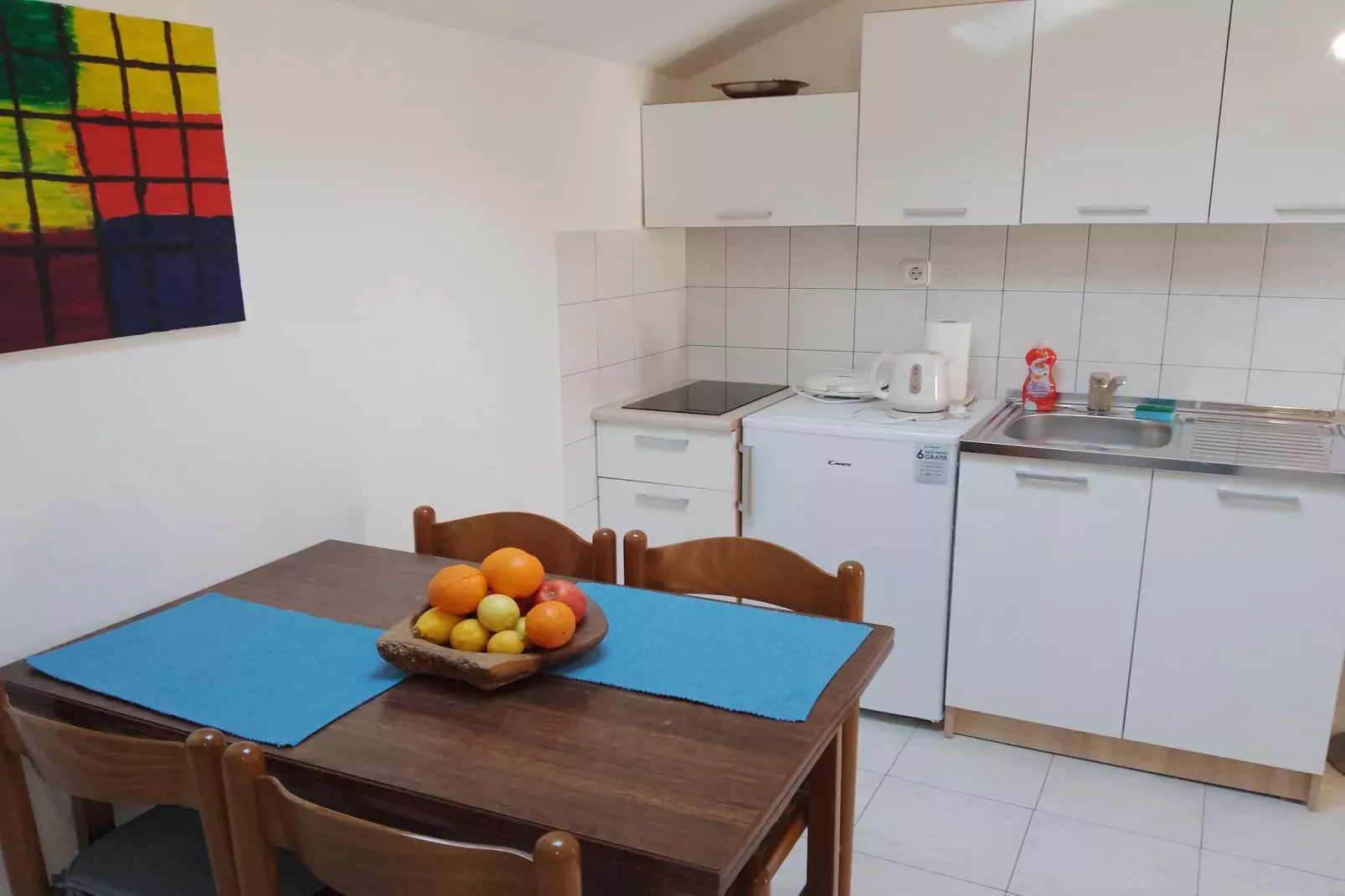 Apartments Laura Mljet - Comfort One Bedroom Apartment with Balcony and Sea View-Cuisine
