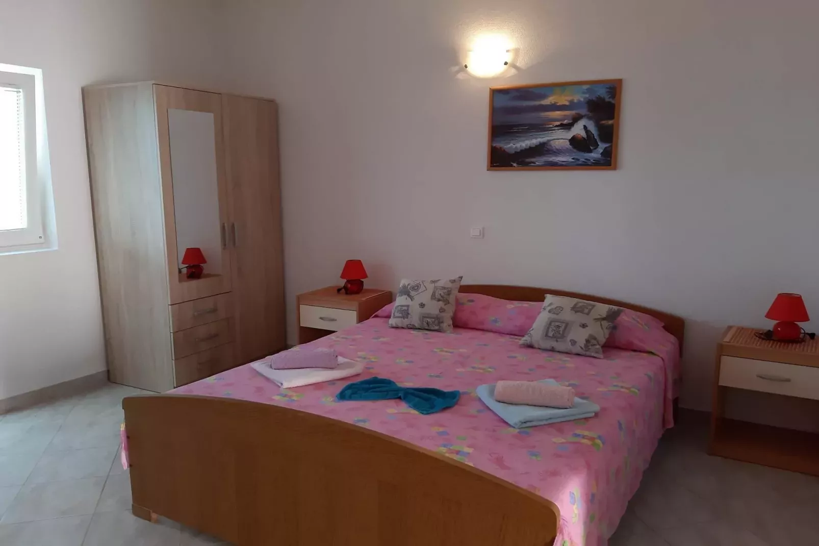 Apartments Franka Saplunara-One-Bedroom Apartment with Terrace and Sea View No1-Bedroom