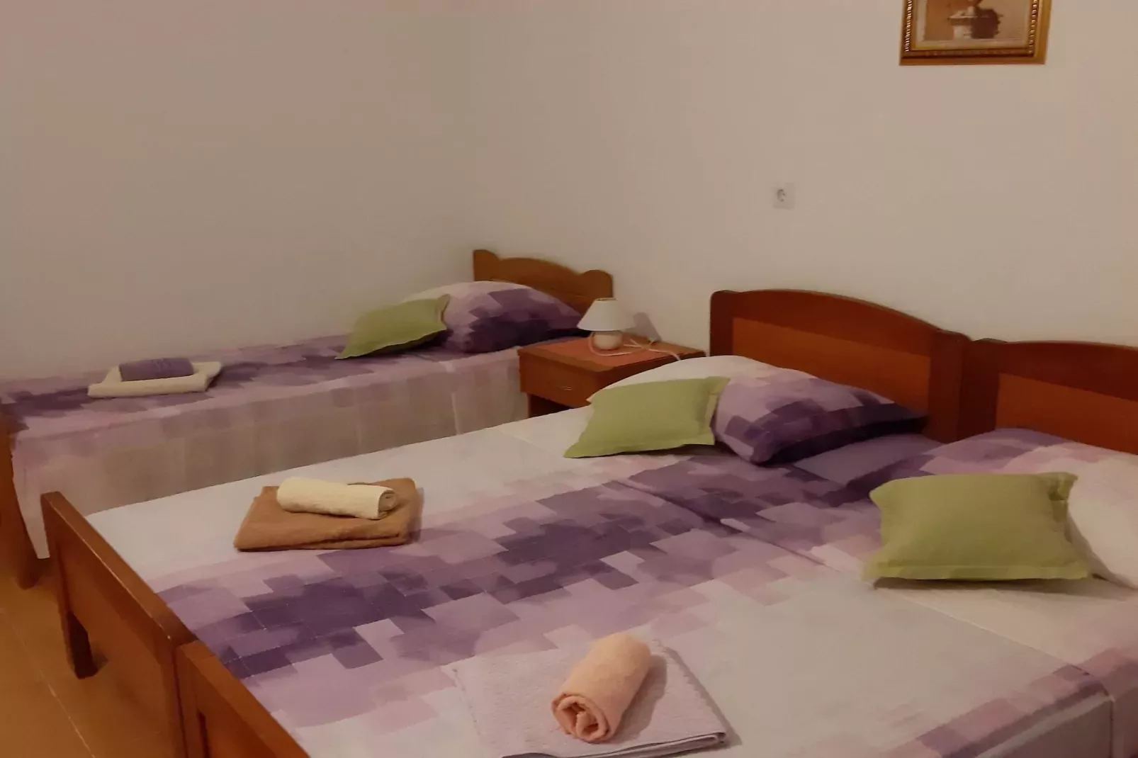 Apartments Franka Saplunara-Triple Room with Terrace and Sea View  No1-Bedroom