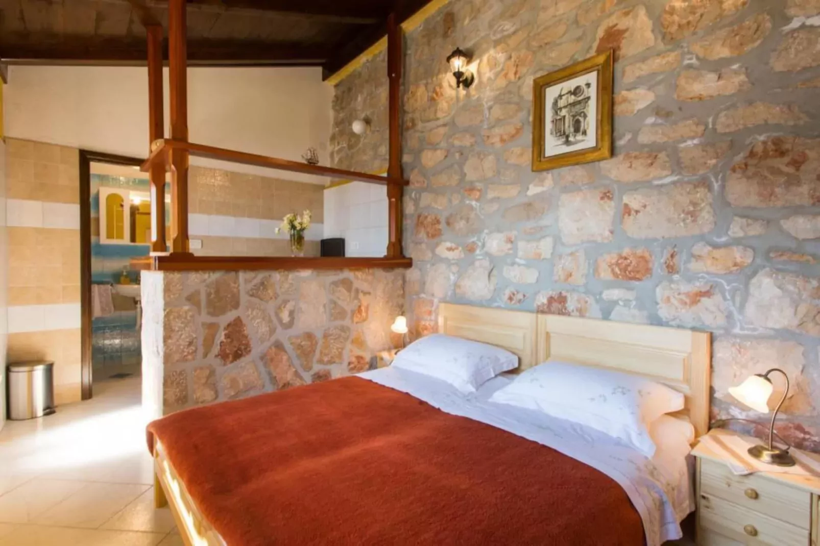 Guest House Simunovic - Studio Apartment with Terrace-Bedroom
