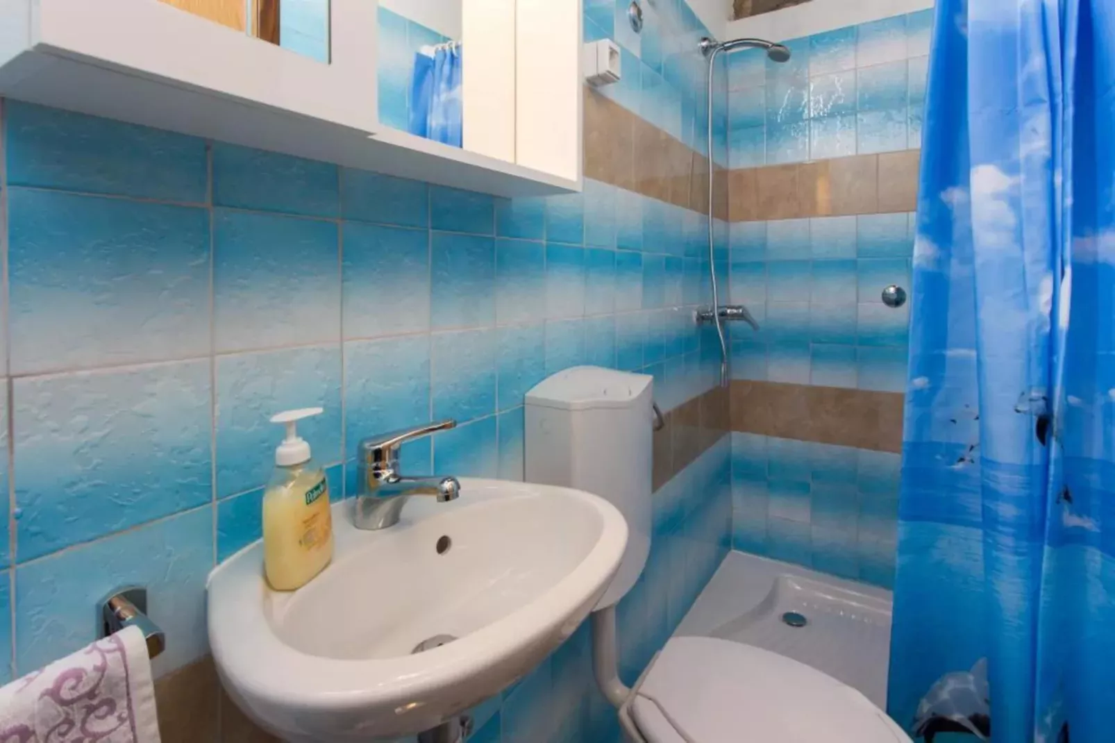 Guest House Simunovic - Studio Apartment with Terrace-Bathroom