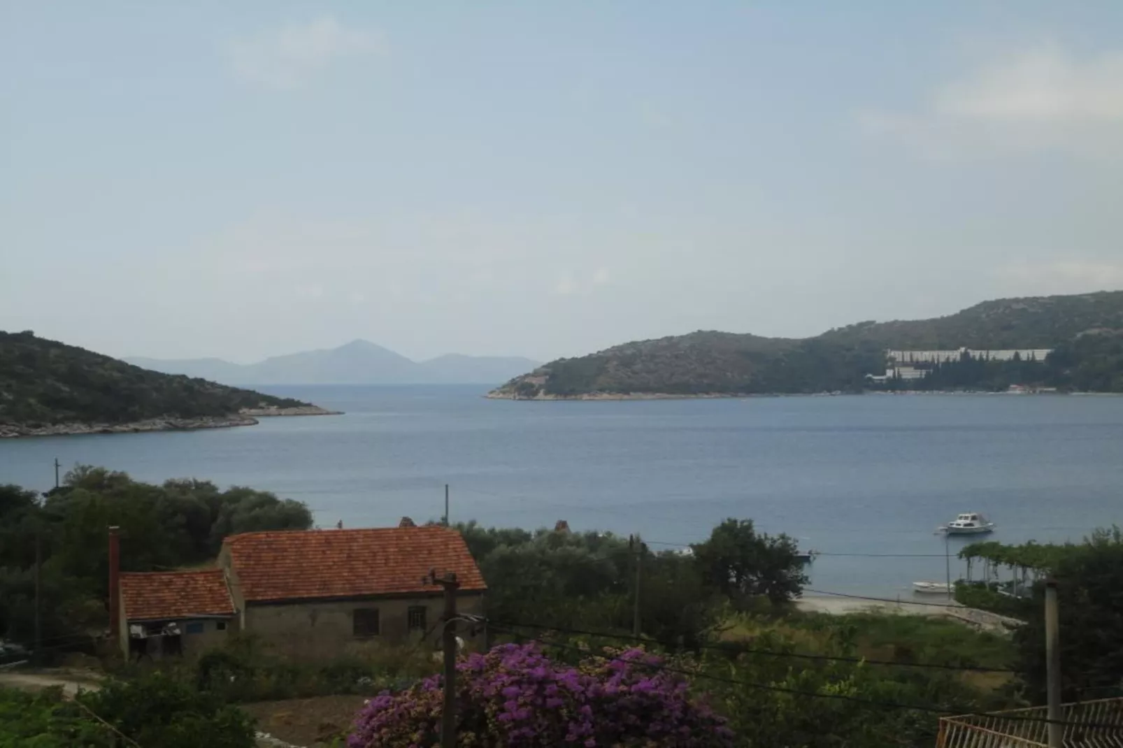 Apartments Marija Slano- Two-Bedroom Apartment with Balcony and Sea View - 1 (A)-Areas summer 1km