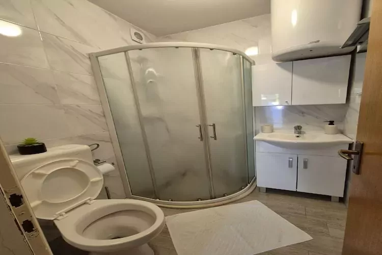 Apartments Matea - One-Bedroom Apartment with Sea View - (Štikovica)-Bathroom