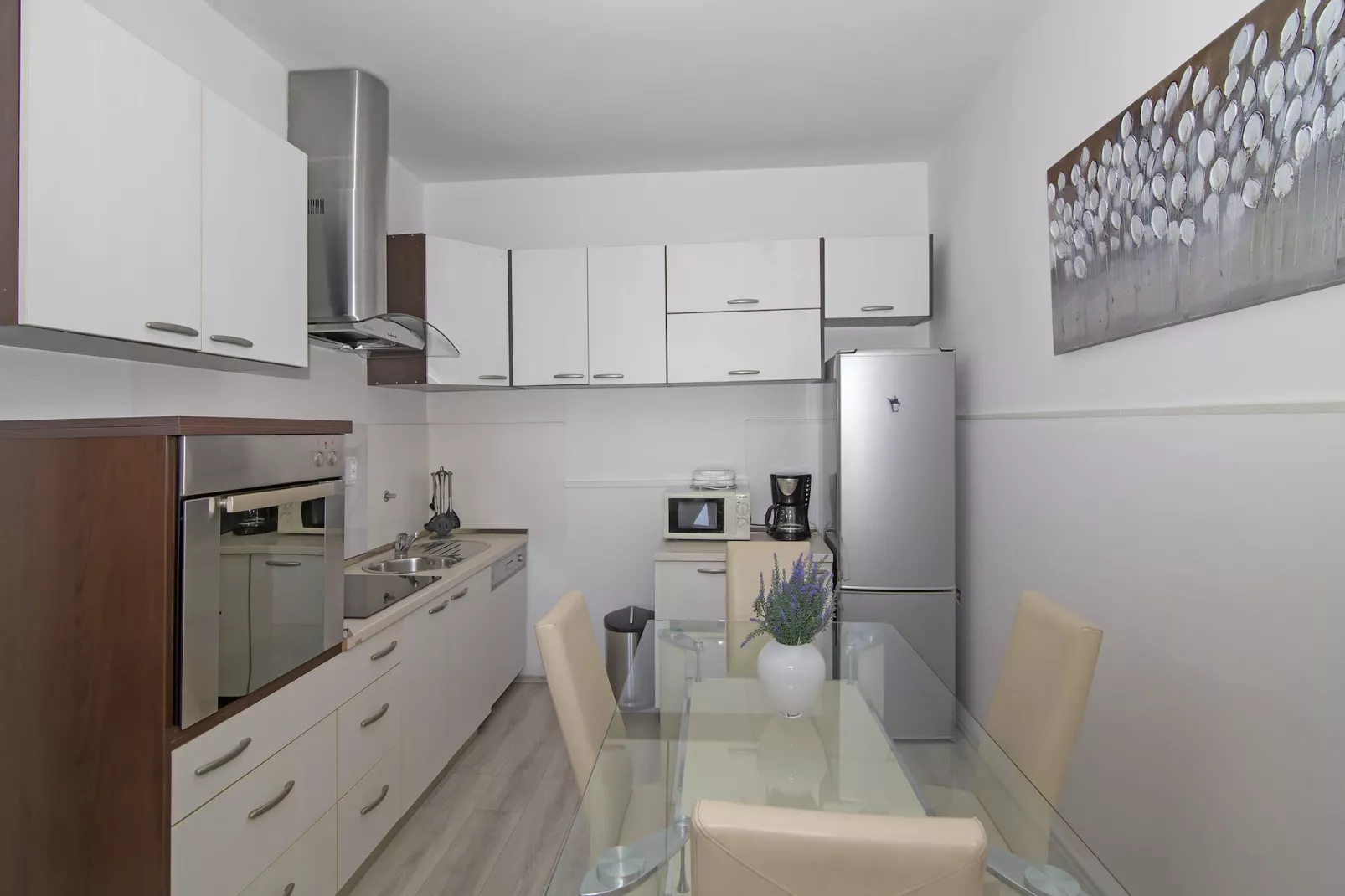 Apartments Isabora - Two-Bedroom Apartment with Terrace and Partial Sea View (Nea)-Kitchen