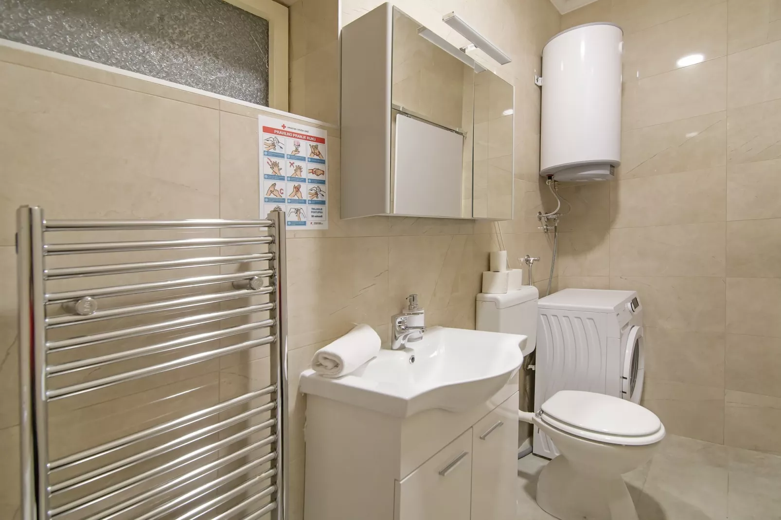 Apartments Isabora - Two-Bedroom Apartment with Terrace and Partial Sea View (Nea)-Bathroom
