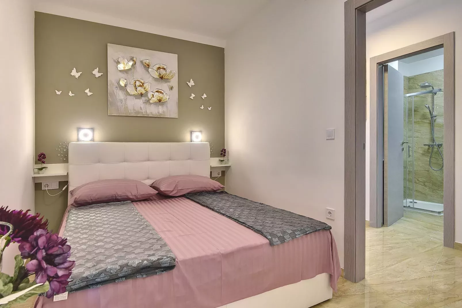 Apartment Olivia-Schlafzimmer