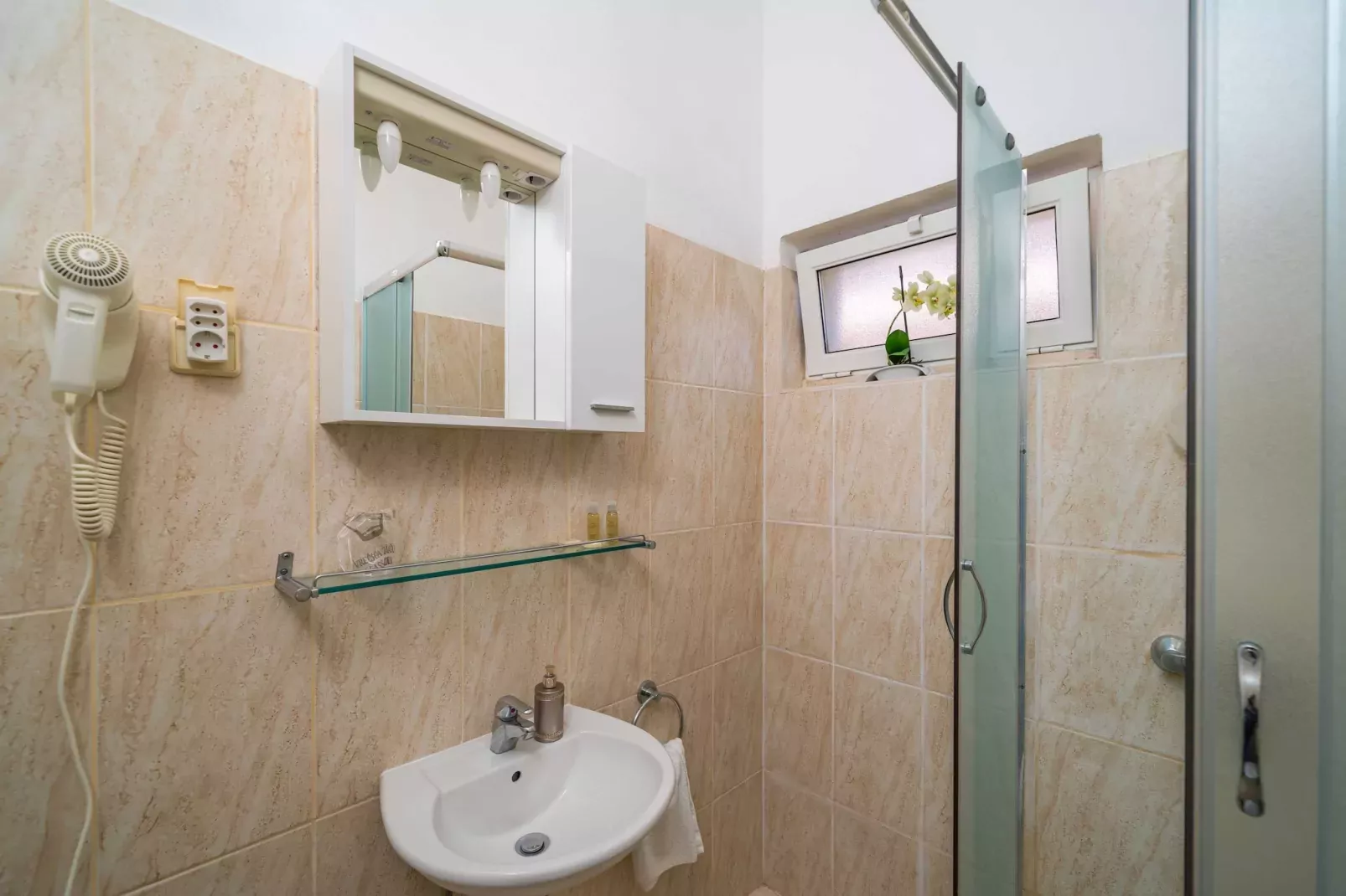 Apartments Senjo - Studio Apartment with Balcony with Side Sea View (Apartman 4)-Salle de bain