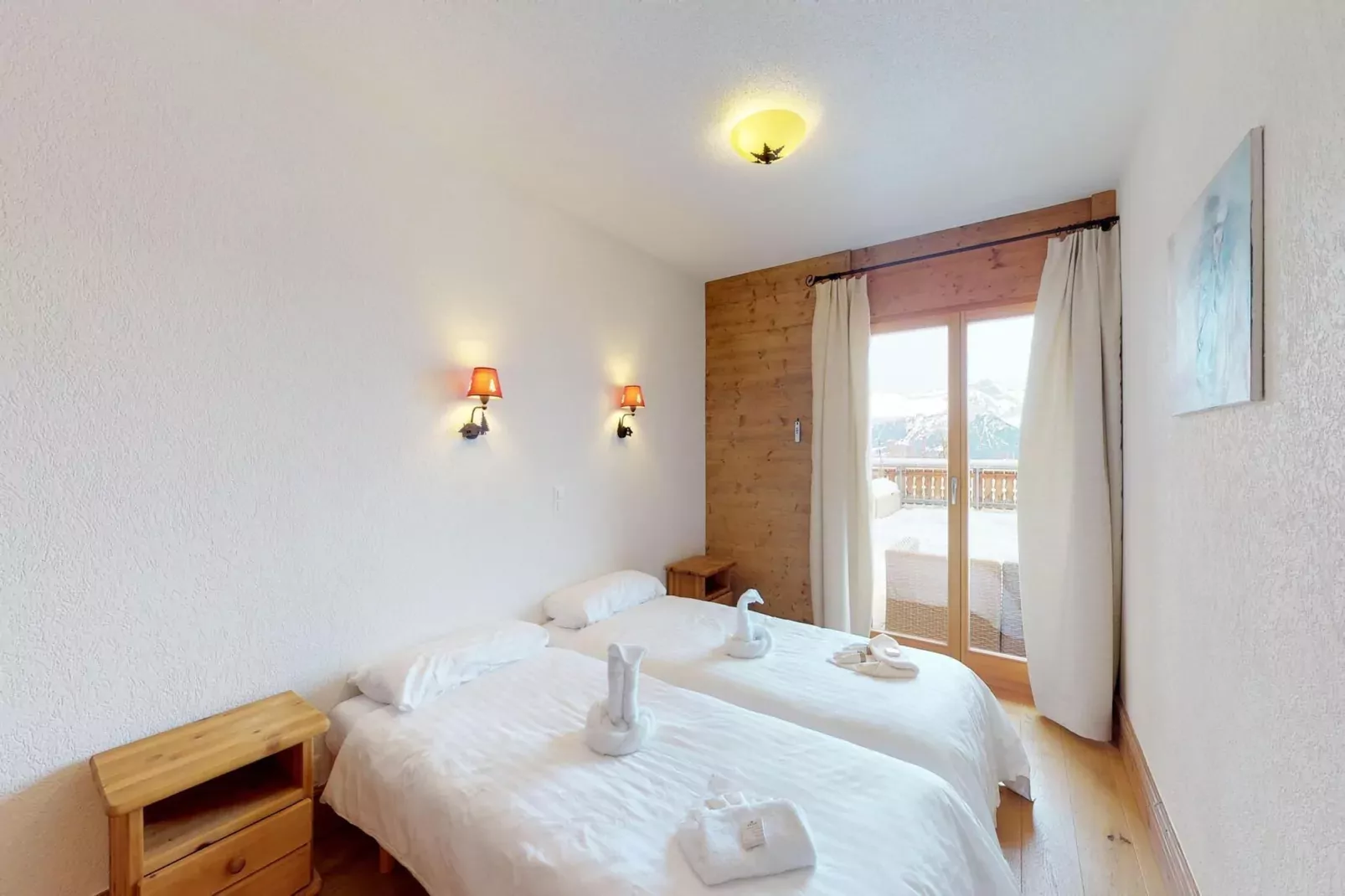 Hauts de Veysonnaz HV1 002 - SAUNA apartment 6 per-Bedroom