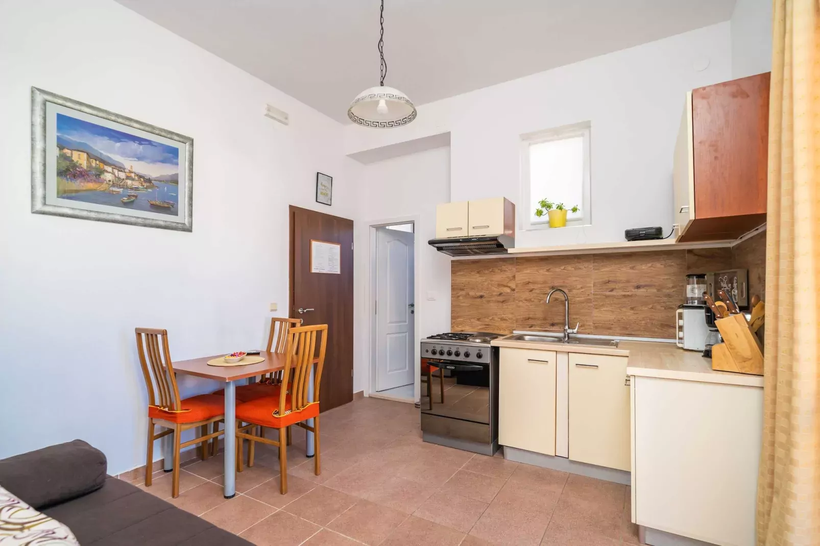Apartments Senjo - One Bedroom Apartment with Balcony and Sea View (4 adults) (Apartman 3)-Salle à manger