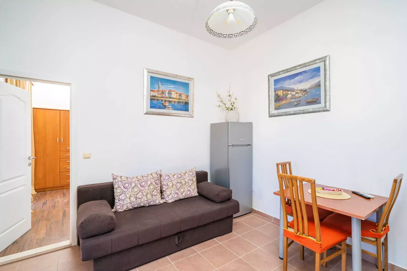 Apartments Senjo - One Bedroom Apartment with Balcony and Sea View (4 adults) (Apartman 3)-Salle à manger