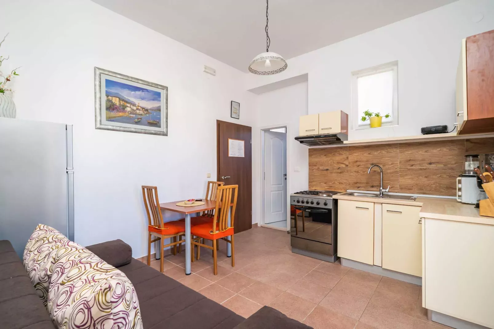Apartments Senjo - One Bedroom Apartment with Balcony and Sea View (4 adults) (Apartman 3)-Salle à manger