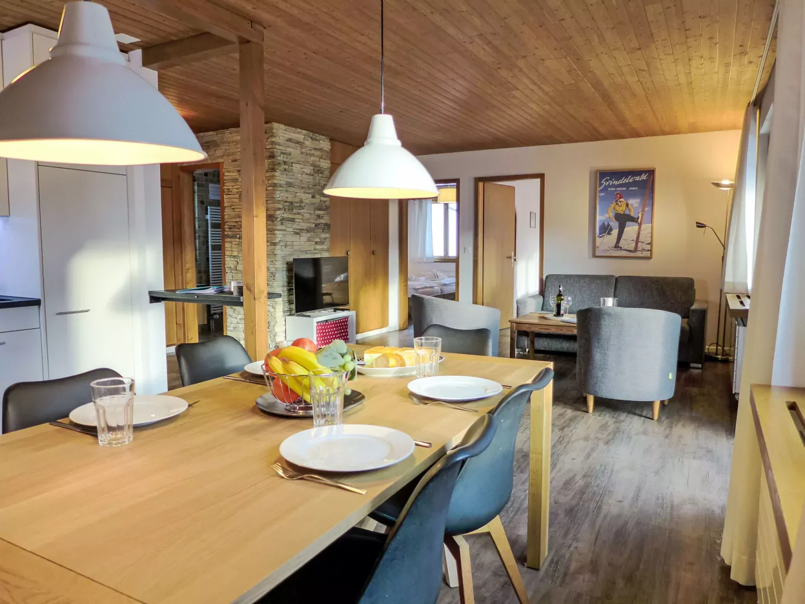 Chalet Bienli Mitte-Dedans