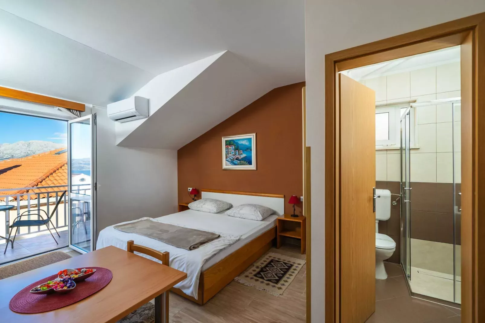 Apartments Senjo - Studio Apartment with Balcony and Sea View (Apartman 2)-Vue