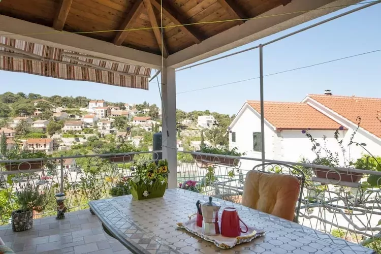 Apartments Gorana - One-Bedroom Apartment with Terrace and Sea View(A2) (ST)-Terrace