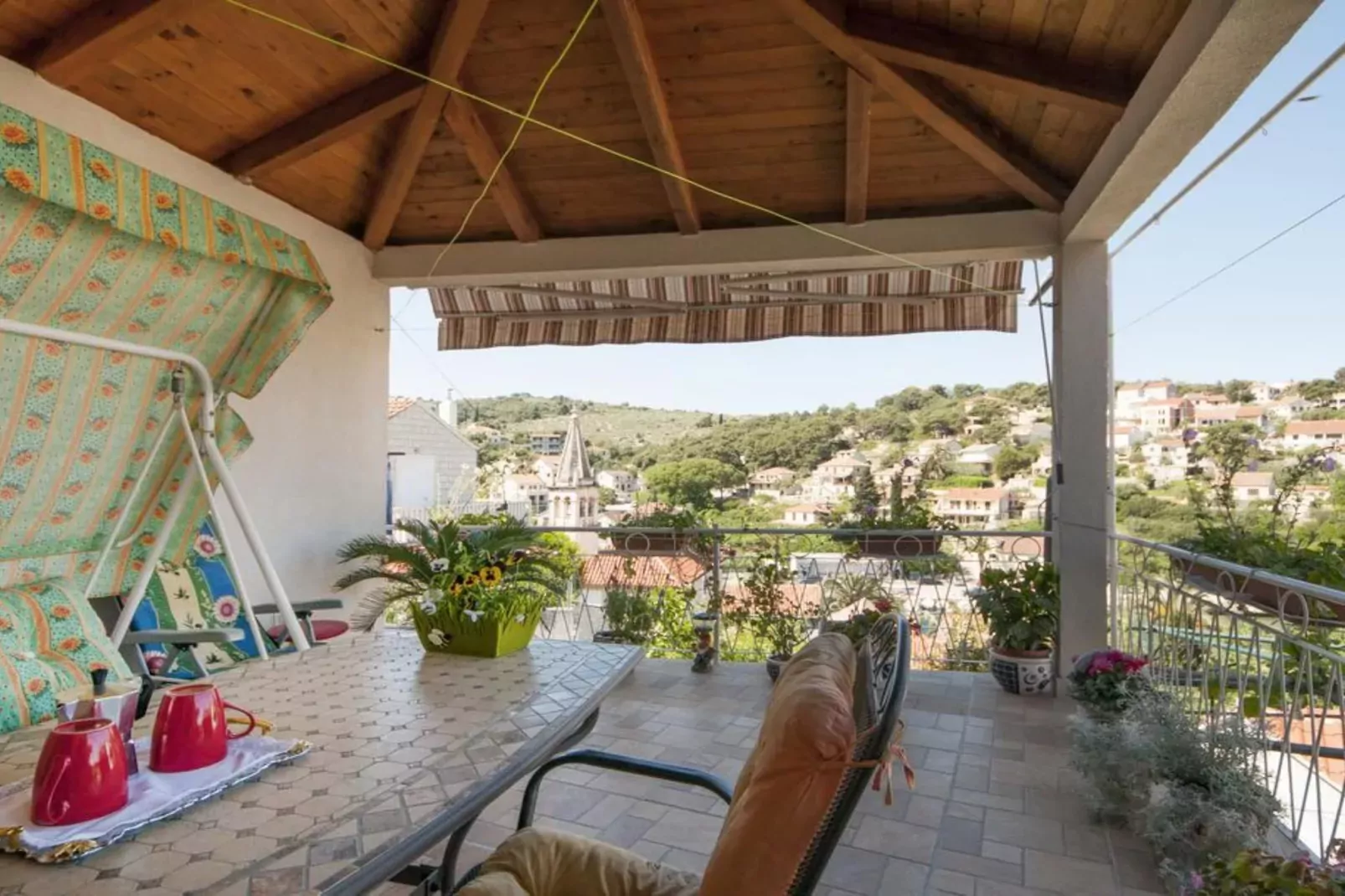 Apartments Gorana - One-Bedroom Apartment with Terrace and Sea View(A2) (ST)-Terrace