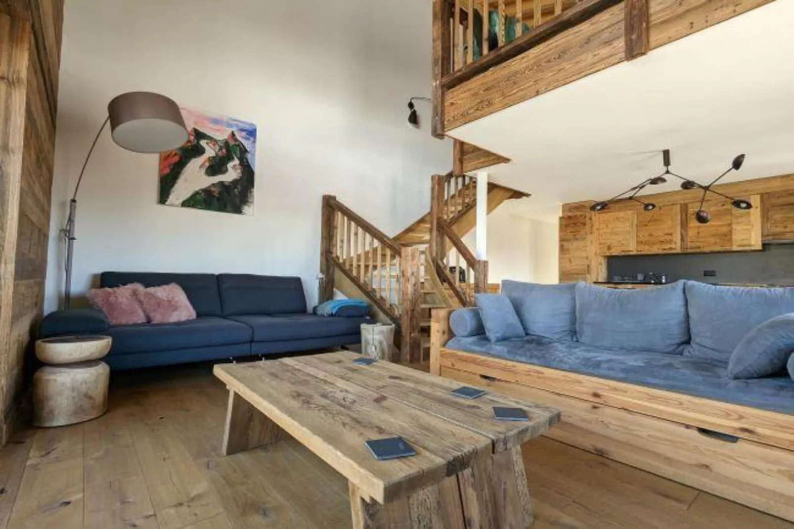 Ski-in Ski-out - Les Mayens MA 022 - LUXURY apart-Living room