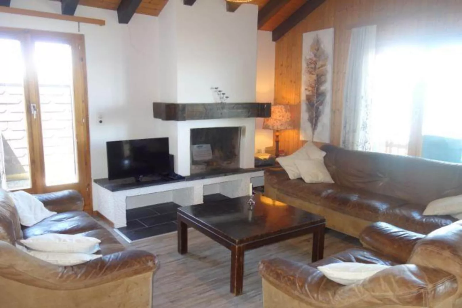 Ski-in Ski-out - Les Mayens MA 022 - LUXURY apart-Living room
